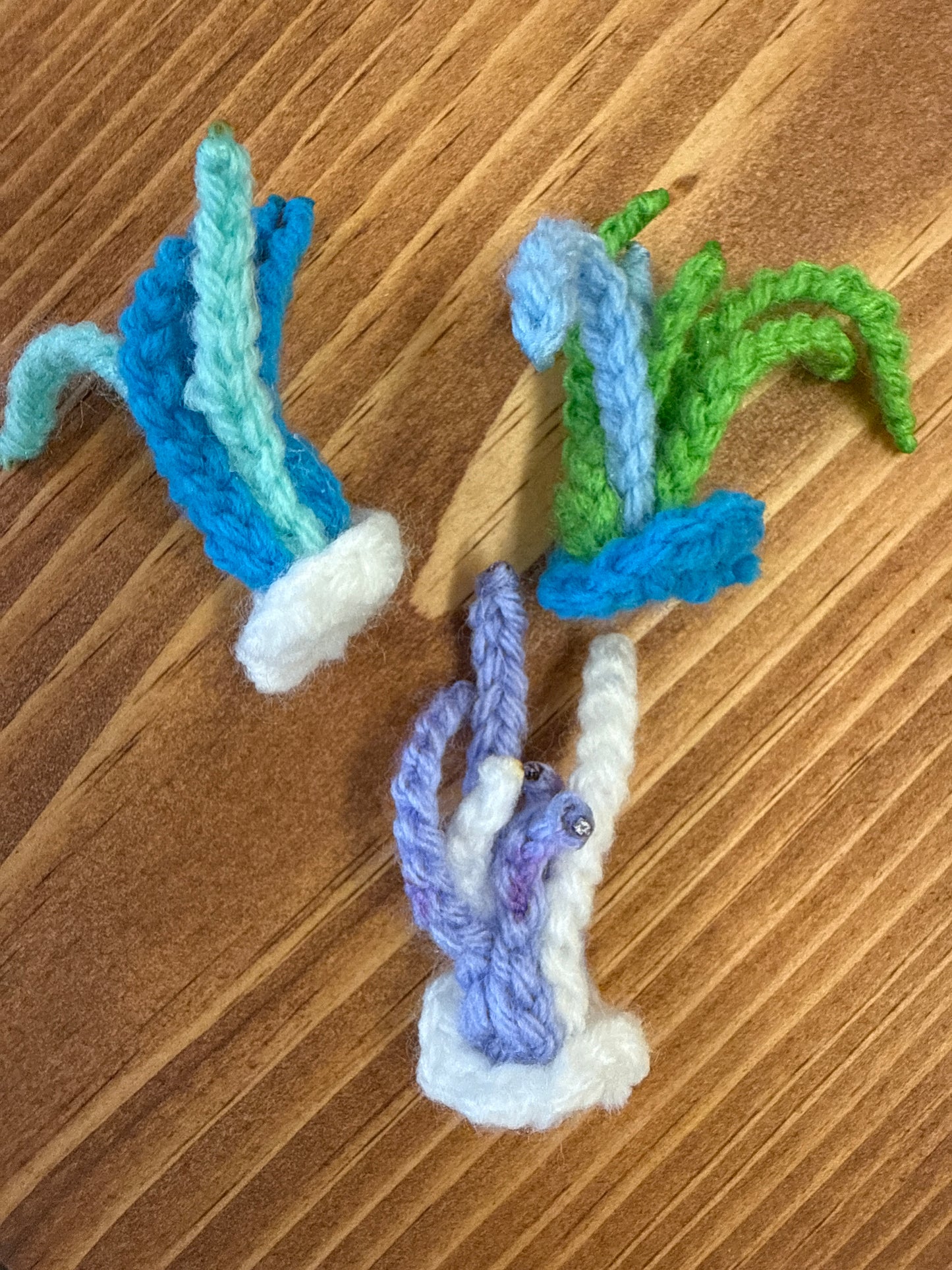 Ocean plant crocheted