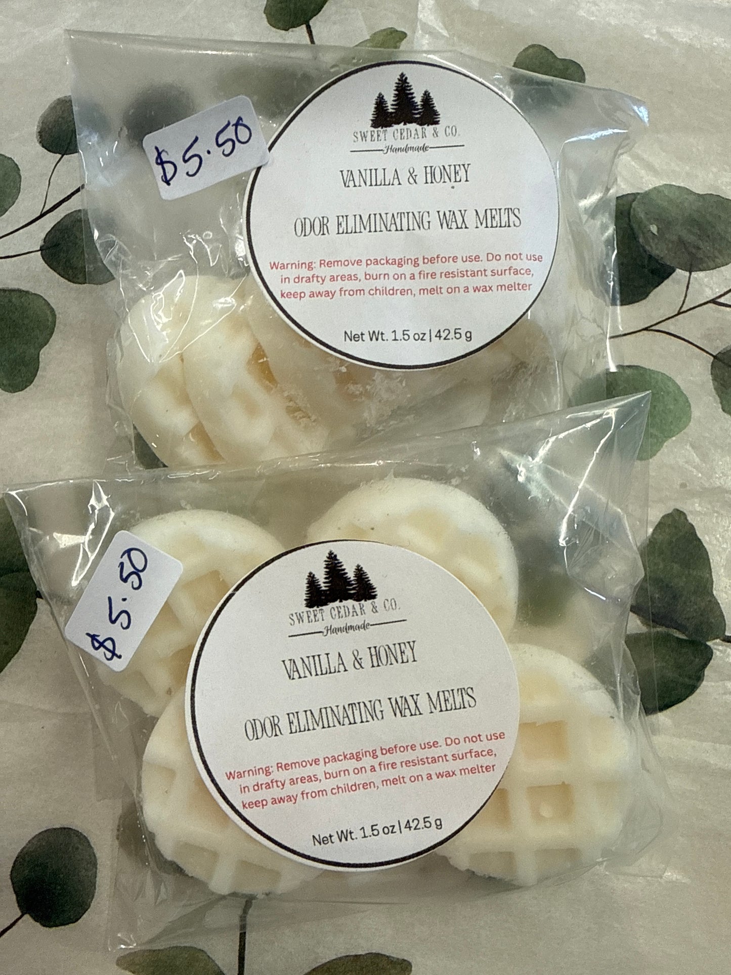 Odor eliminating wax melts