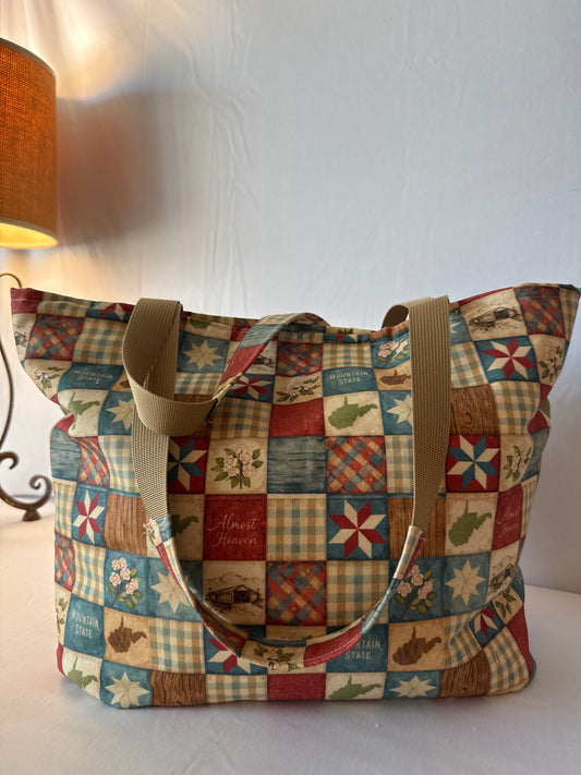 Where the heart is collection, large tote