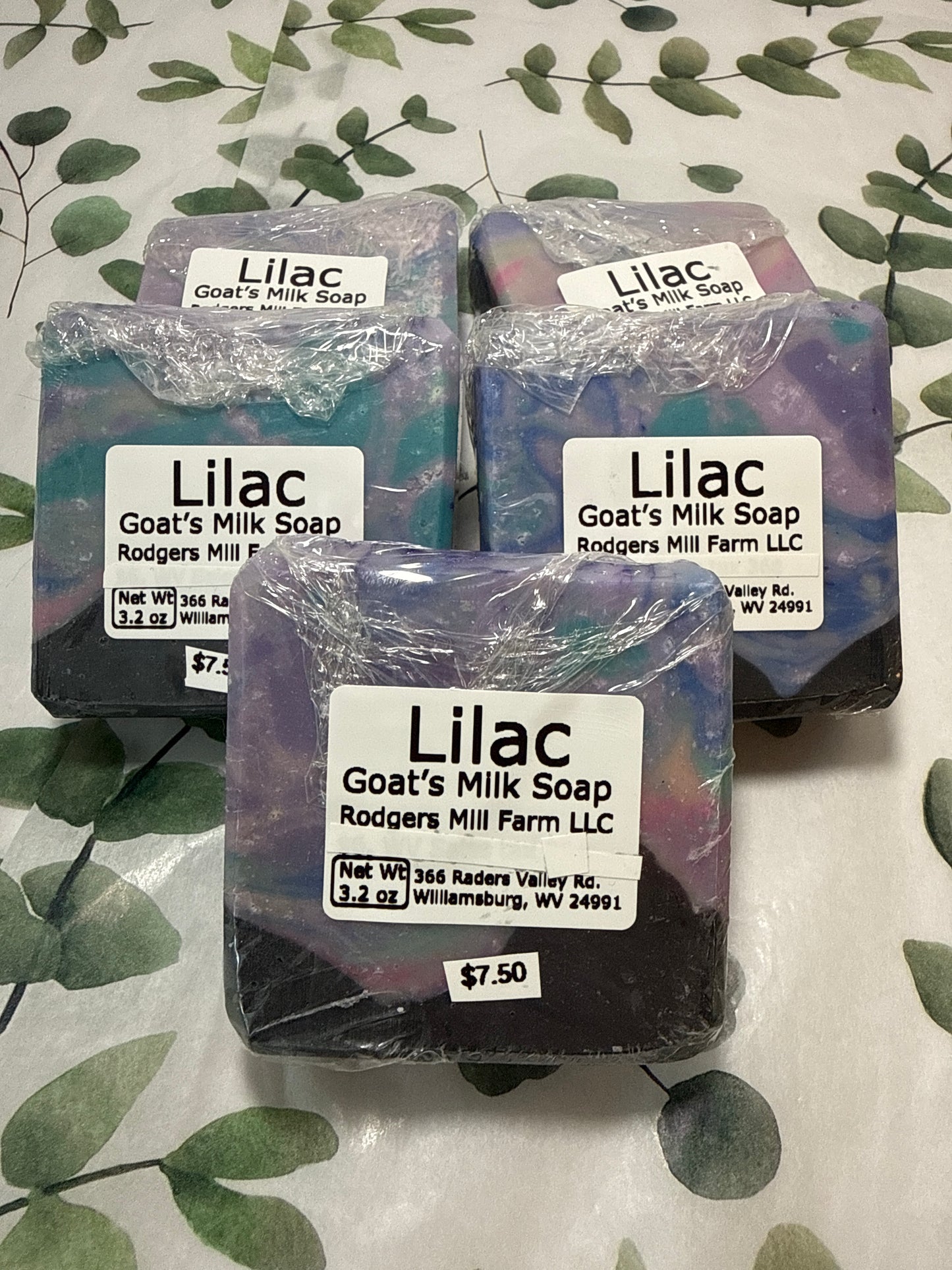 Lilac, goat, milk soap