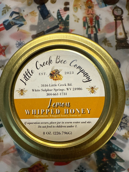 Lemon whipped honey 8 ounce jar