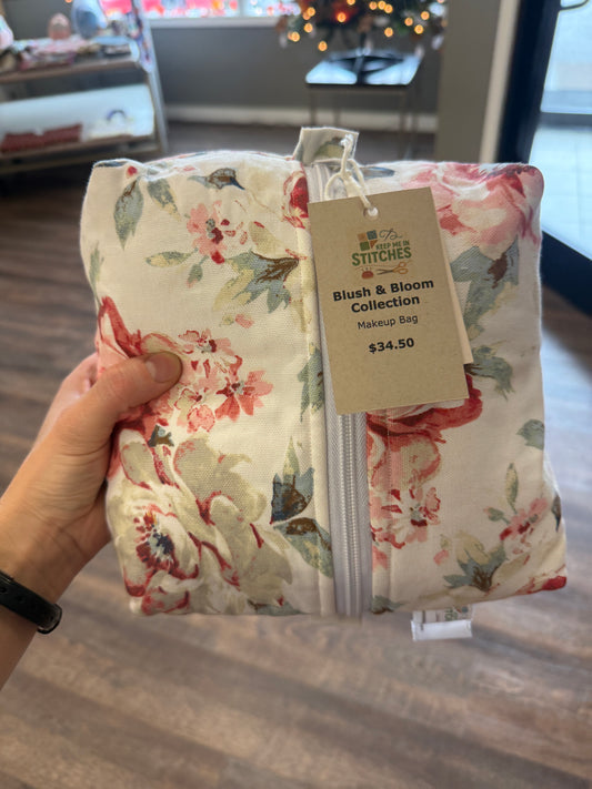 Blush and Bloom Collection Makeup bag