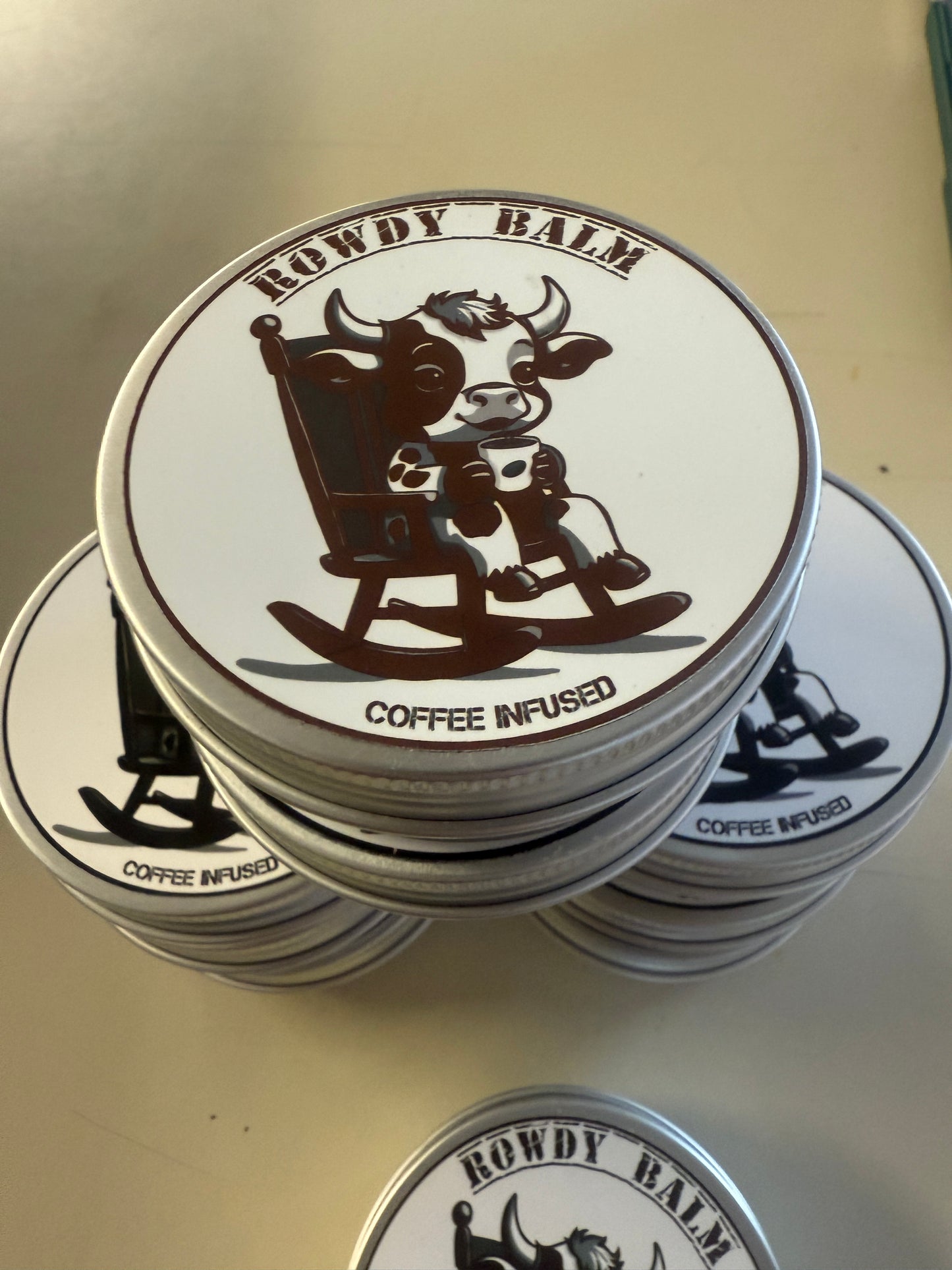 Rowdy Balm Coffee Infused Tin