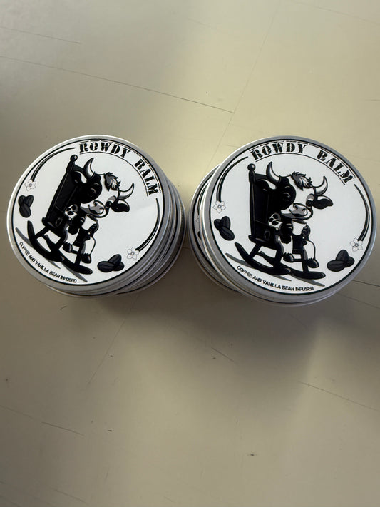 Rowdy Balm Coffee and Vanilla Infused Tin