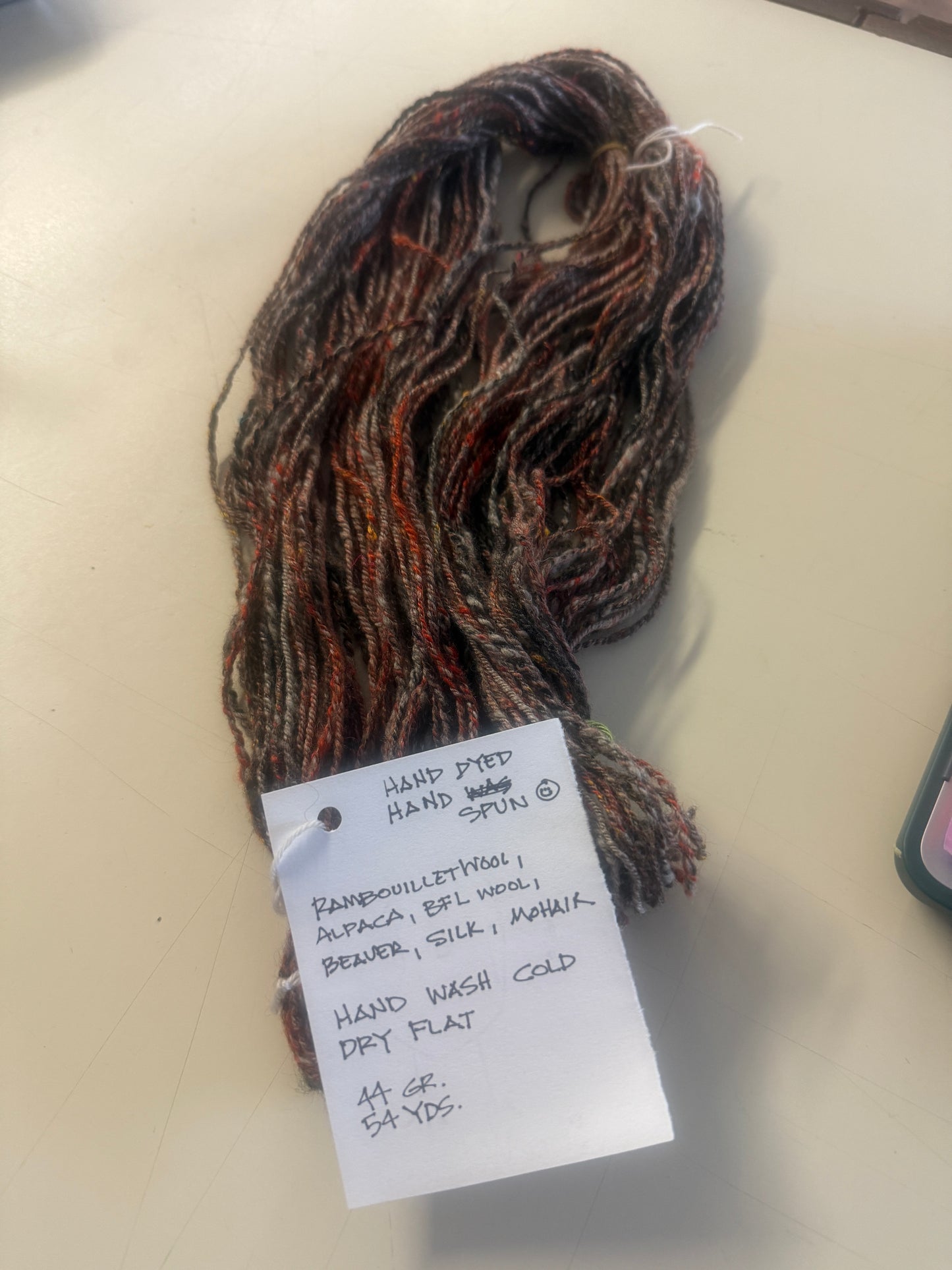 Yarn 44 GR, 54 YDS Rust/Neutrals